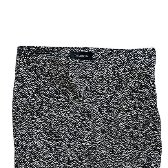 Womens Talbots Chatham Curvy Fit Ankle Pants in Falling Lines - Sz 2 Petite 2P - Picture 4 of 5